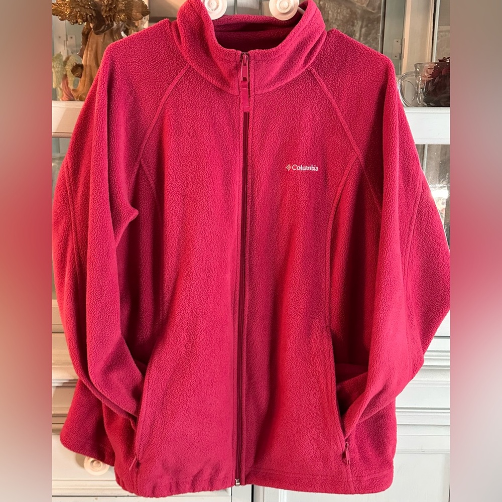 Columbia Women's Red Fleece Jacket